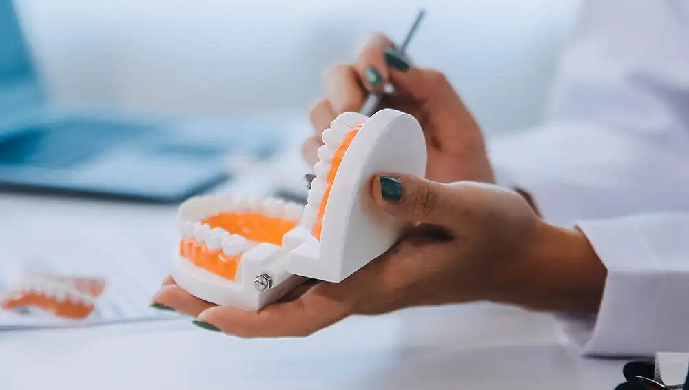 Submit a scan or impression with a case brief to Adam Labs