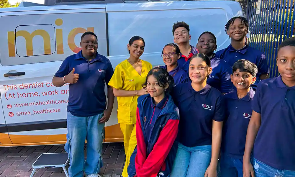 Learners building lifelong dental health habits at school
